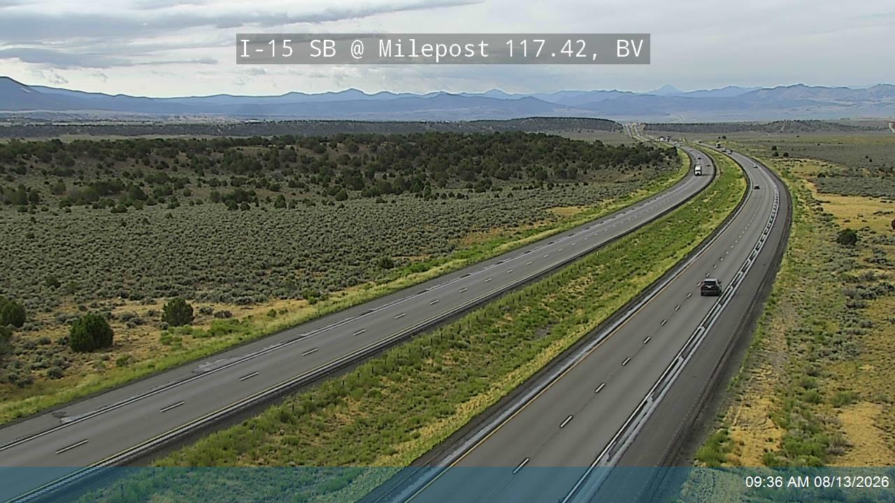 I-15 SB @ Milepost 117.42, BV