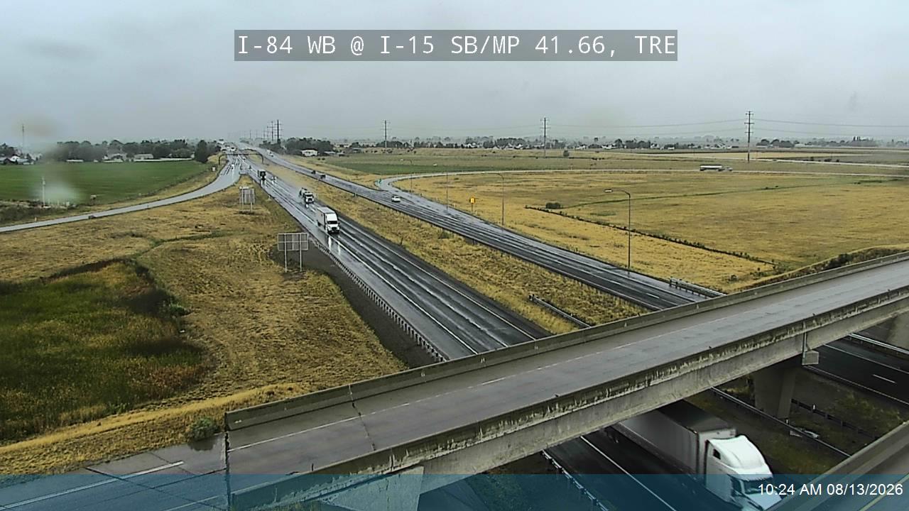 I-84 WB @ I-15 SB / MP 41.66, TRE