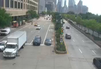 West St at West Houston St.