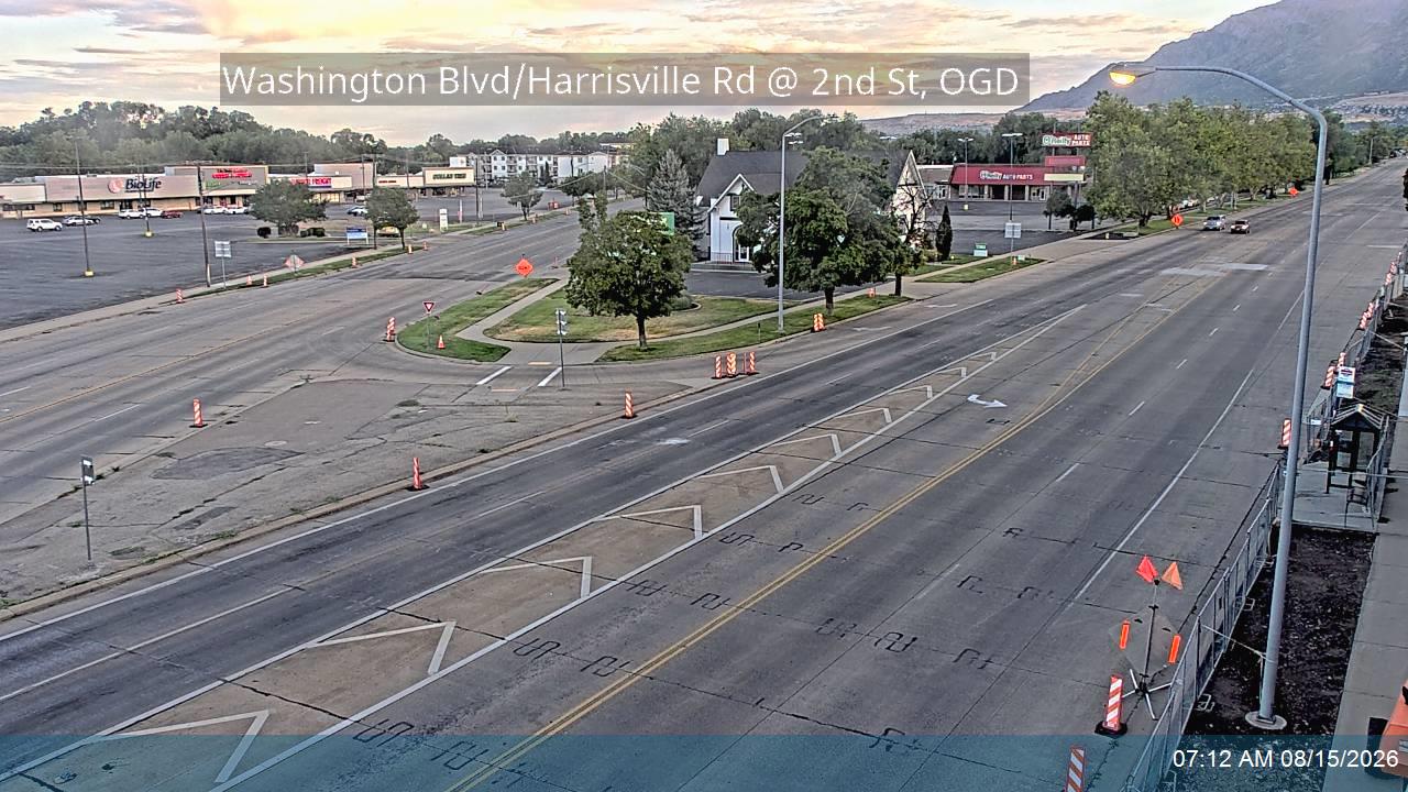 Washington Blvd / Harrisville Rd / US-89 @ 2nd St / Washington Blvd / SR-235, OGD                   