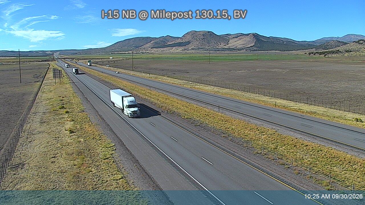 I-15 NB @ Milepost 130.15, BV