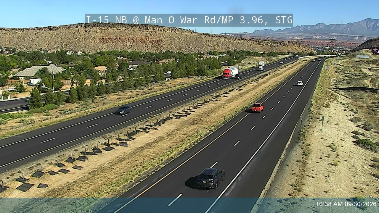 I-15 NB @ Man O War Rd / MP 3.96, STG