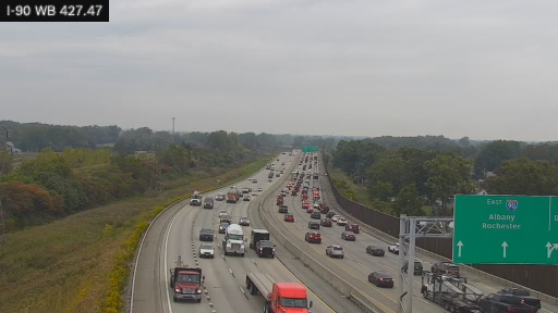 I-90 MP 427.47 WB Between Interchange 53 (I-190 Junction) and 54 (Route 400)