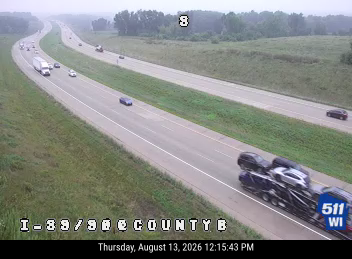 I-39/90  - I-39/90 at County B