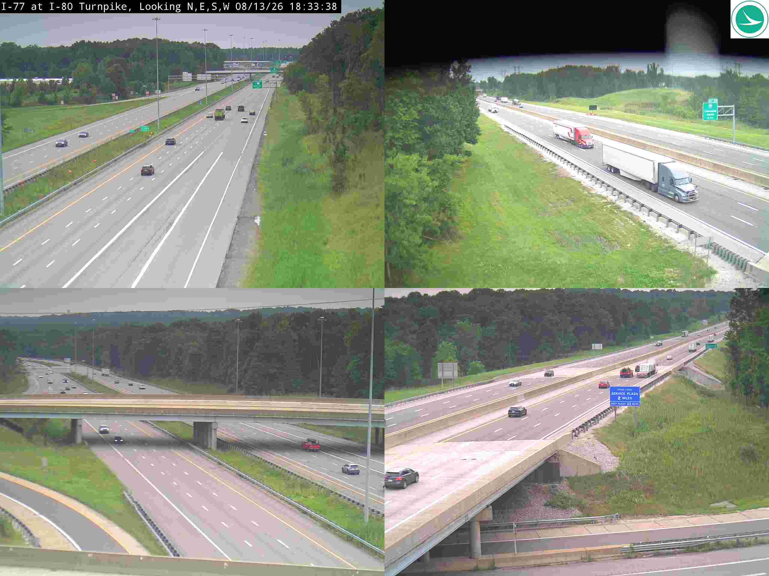 I-77 at I-80 Turnpike