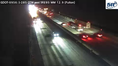 GDOT-0956: I-285 CCW past SR280 MM 12.9 (Fulton)