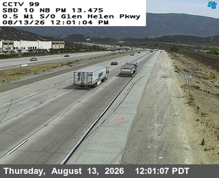 I-15 : (99) 0.5 Miles S of Glenhelen