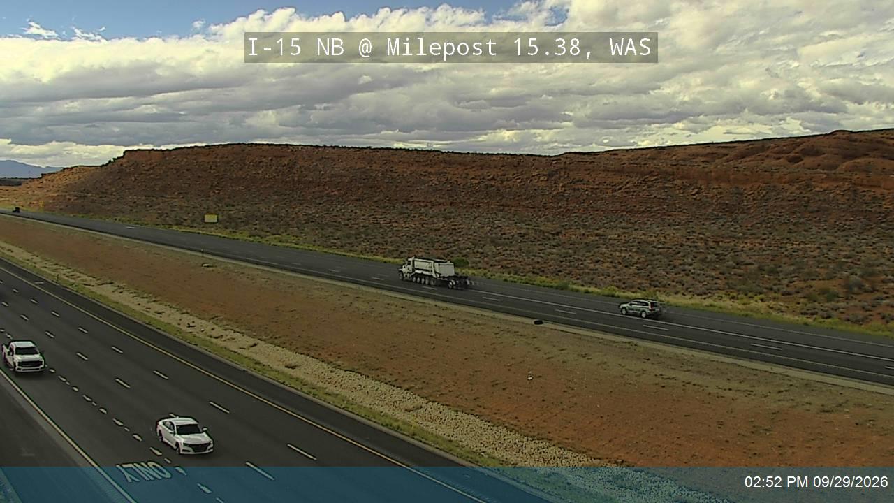 I-15 NB @ Milepost 15.38, WAS