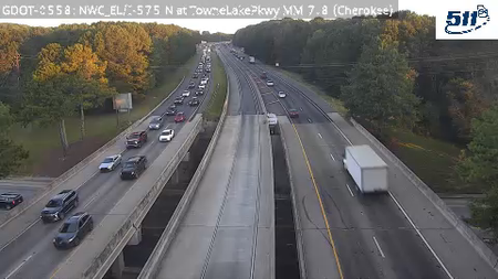 GDOT-0558: I-575 N at TowneLakePkwy MM 7.8 (Cherokee)