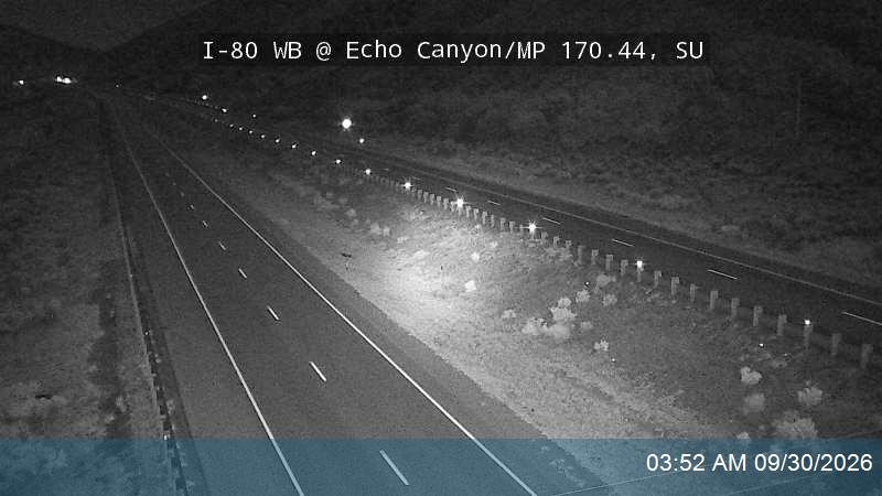 I-80 WB @ Echo Canyon / MP 170.44, SU