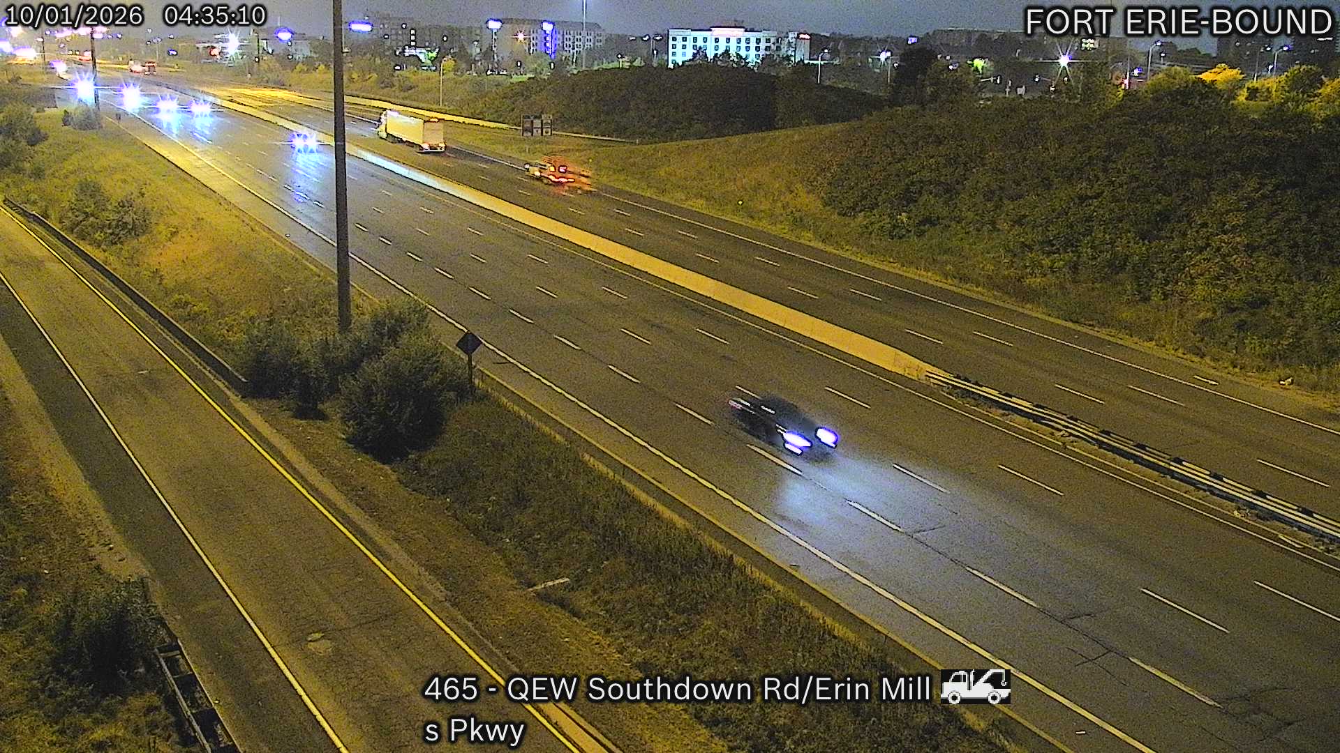 QEW at Southbound Road/Erin Mills Parkway