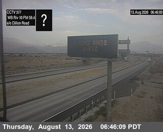 I-10 : (377) East of Dillion Road
