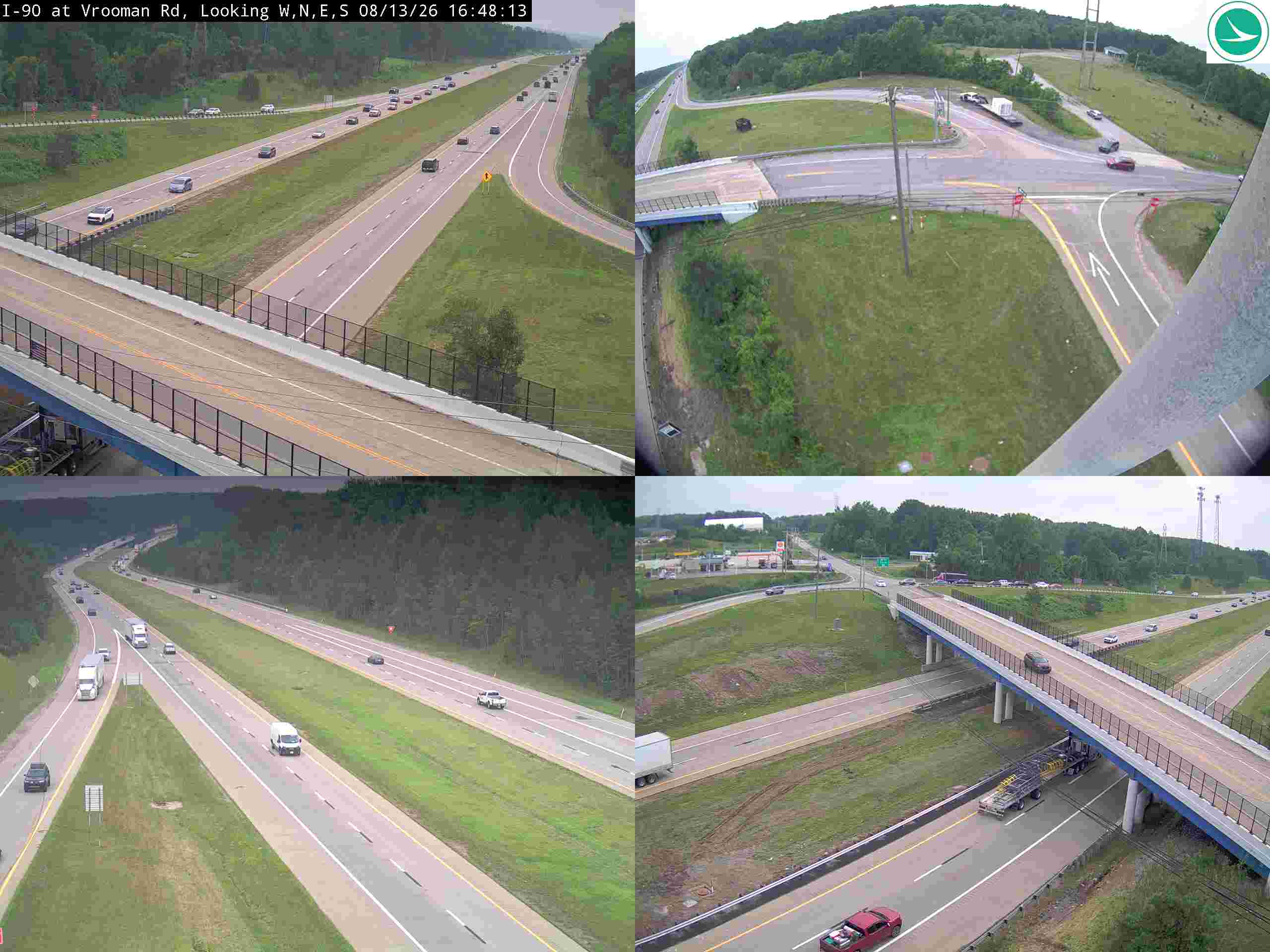 I-90 at Vrooman Rd