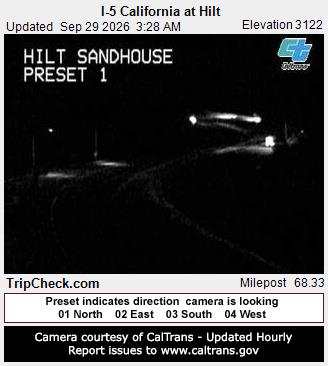 I-5 California at Hilt
