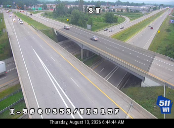 I-90  - I-90 at US 53/WIS 157