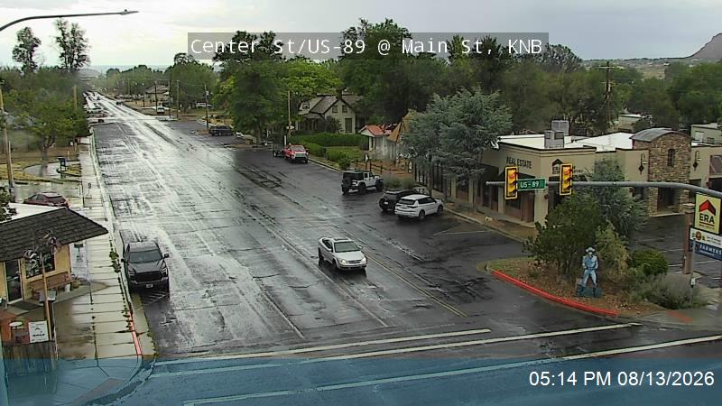 Center St / US-89 @ Main St, KNB                                                                    