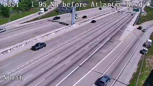 I-95 NB before W Atlantic Blvd