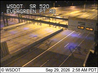 SR 520 at MP 4.1: Evergreen Pt Rd