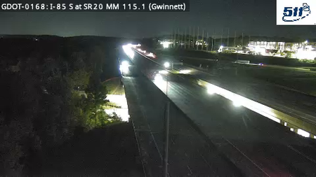 GDOT-0168: I-85 S at SR20 MM 115.1 (Gwinnett)