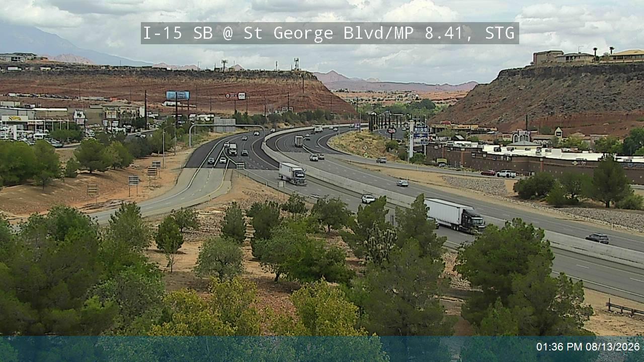 I-15 SB @ St George Blvd / SR-34 / MP 8.41, STG