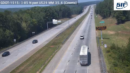 GDOT-1515: I-85 N past US29 MM 35.6 (Coweta)