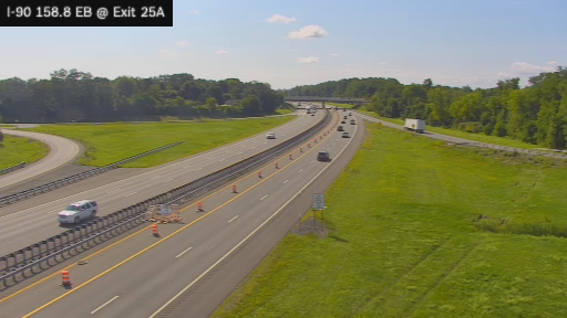 I-90 MP 158.80 EB at Interchange 25A (Schenectady/Binghamton/I-88)