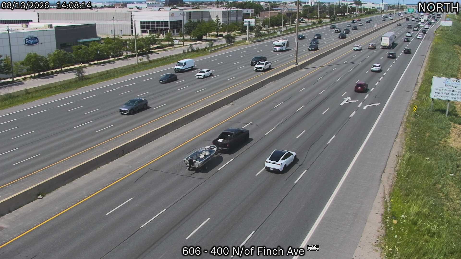 Highway 400 North of Finch Avenue