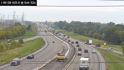 I-90 MP 425.00 EB at Interchange 52A (William Street)