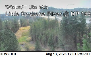 US 395 at MP 168: Little Spokane River (1)