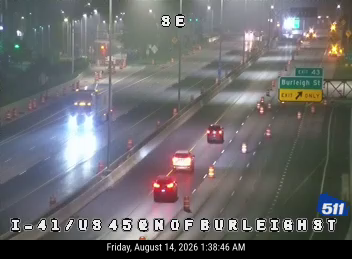 I-41/US 45  - I-41/US 45 at N of Burleigh St