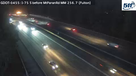 GDOT-0455: I-75 S before MtParanRd MM 256.7 (Fulton)