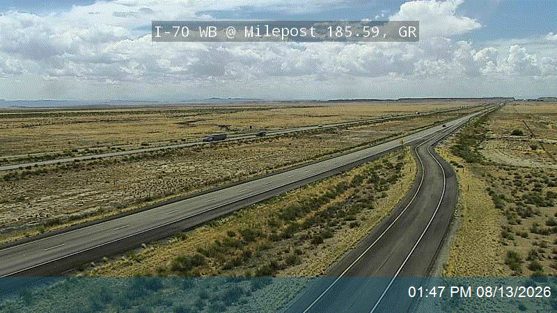 I-70 WB @ Milepost 185.59, GR                                                                       