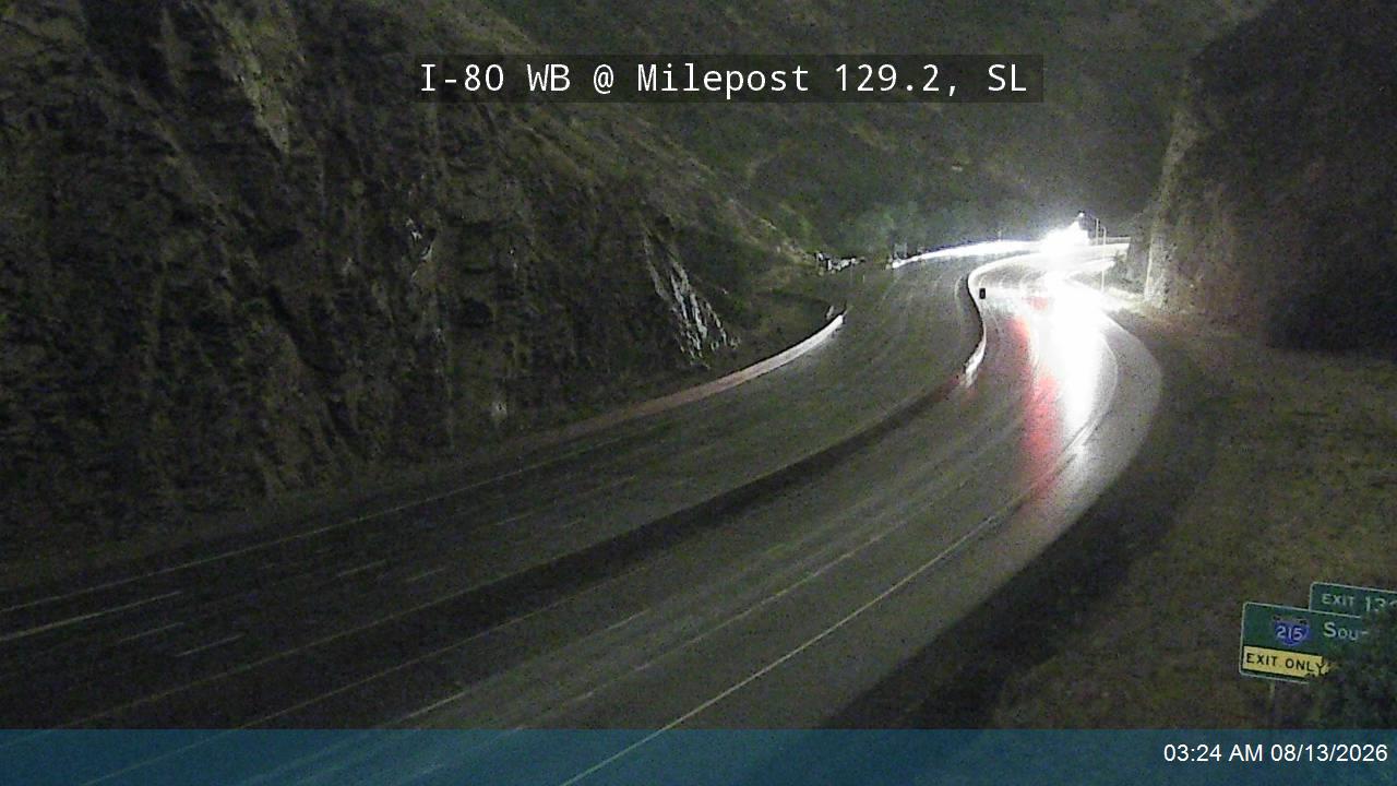 I-80 / Parley's Canyon WB @ Chain Up Area West / MP 129.2, SL