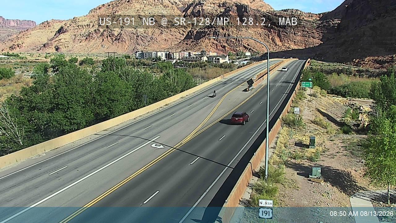 US-191 NB @ SR-128 / MP 128.2, MAB                                                                  