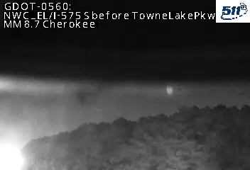 GDOT-0560: I-575 S before TowneLakePkwy MM 8.7 (Cherokee)