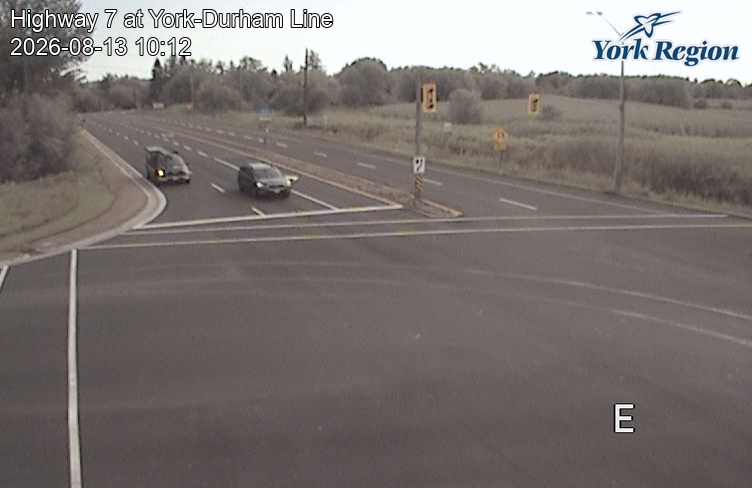Highway 7 at York/Durham Line