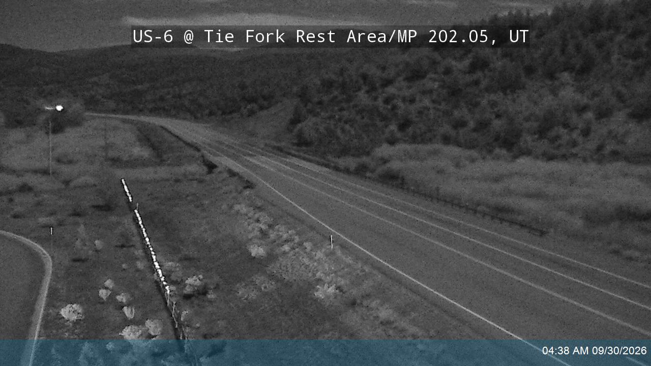 US-6 @ Tie Fork Rest Area / MP 202.05, UT