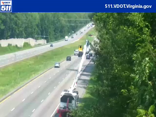 I-64 EB MM 203.4 Near Bottoms Bridge
