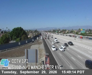 I-110 - I-110 : (171) NO Manchester Ave - South