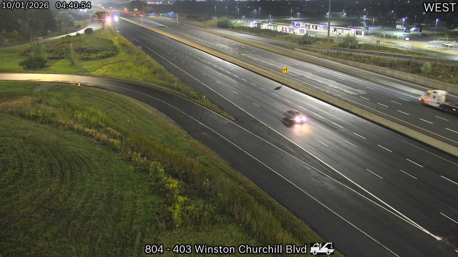 Highway 403 at Winston Churchill Boulevard