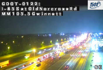 GDOT-0122: I-85 S at OldNorcrossRd MM 105.5 (Gwinnett)