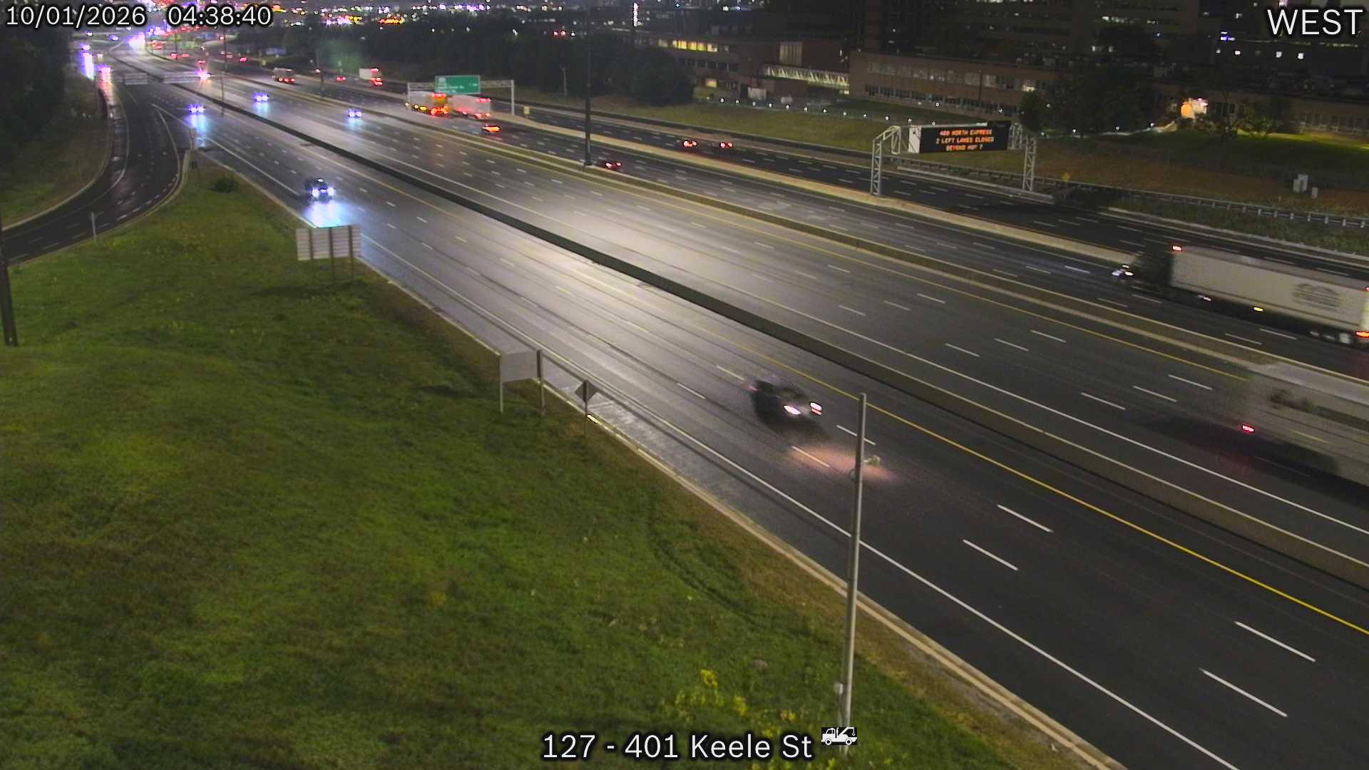 Highway 401 at Keele Street