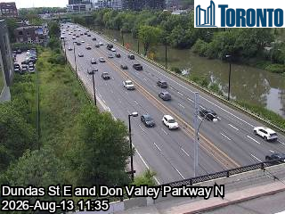 Don Valley Parkway near Dundas Street
