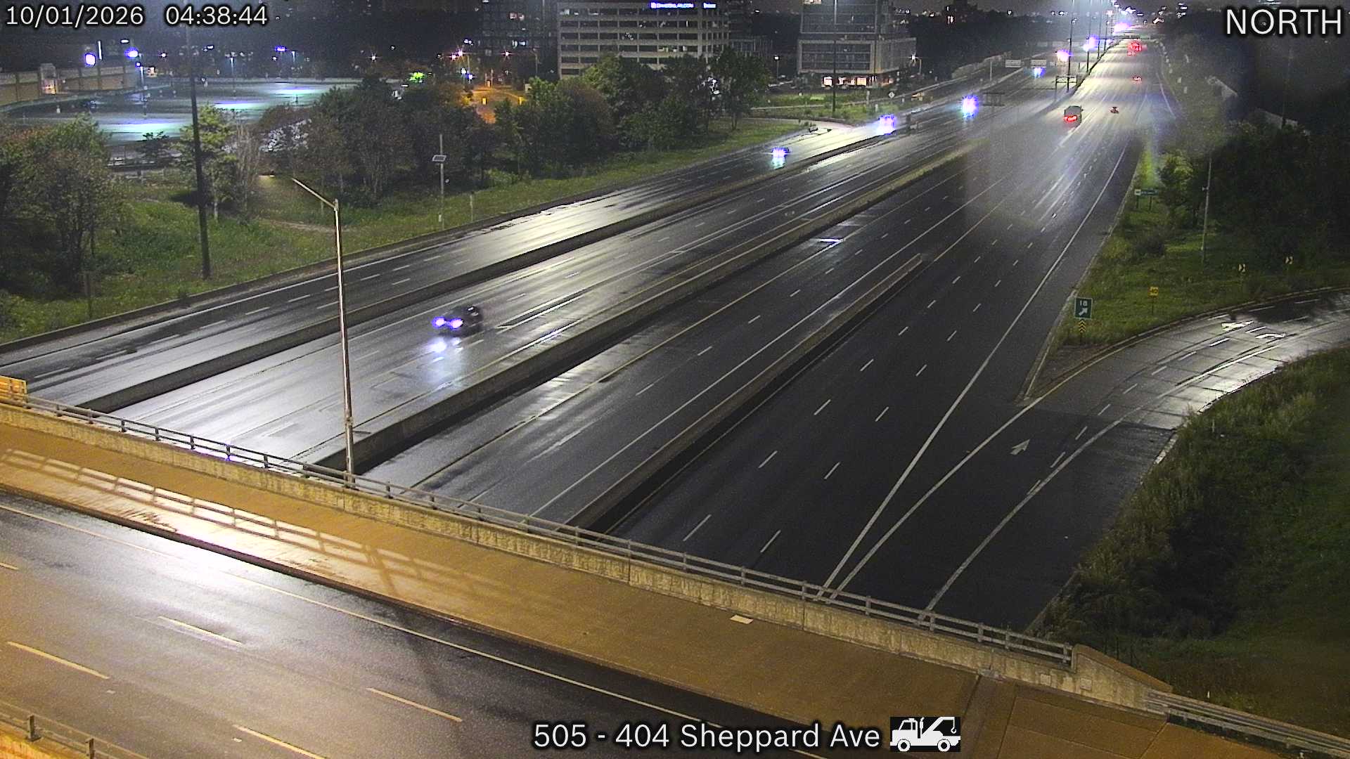 Highway 404 at Sheppard Avenue