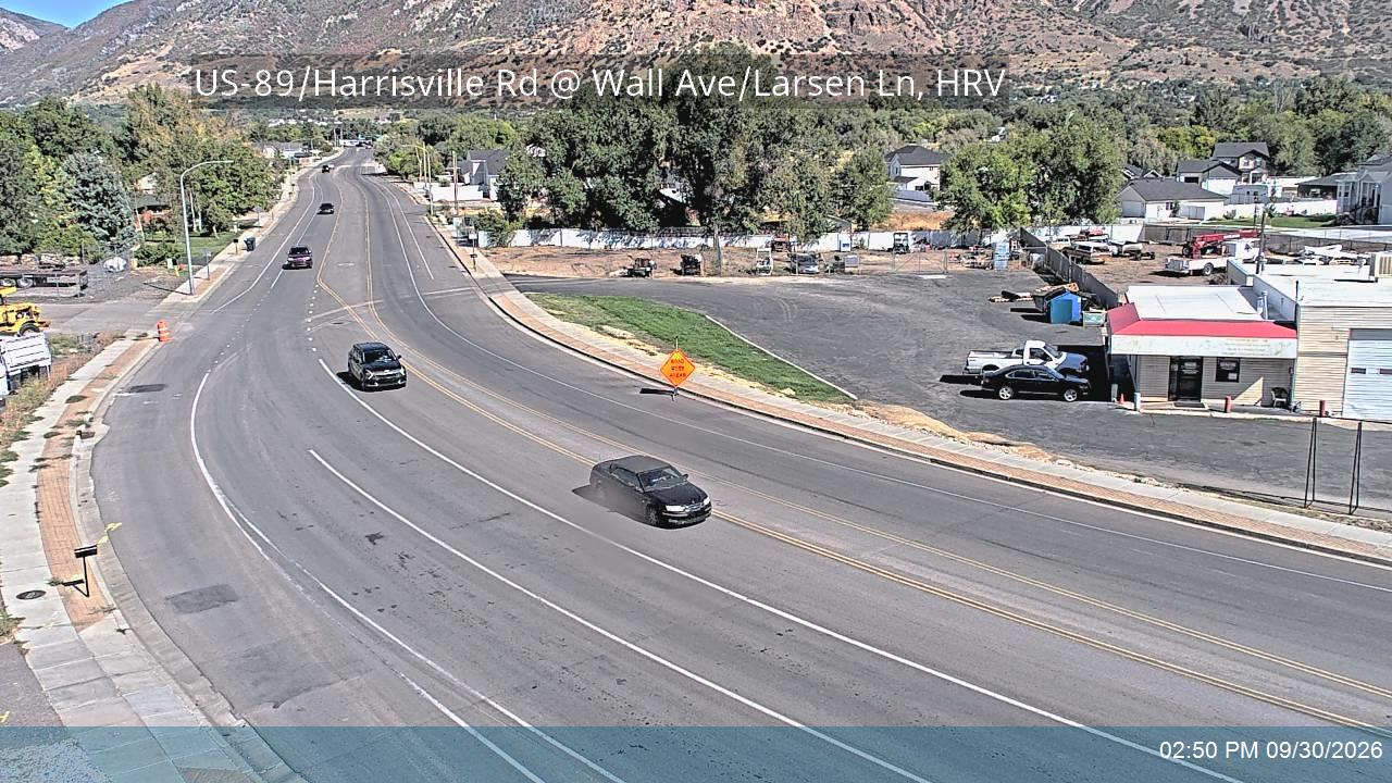 US-89 / Harrisville Rd @ Wall Ave / SR-204 / Larsen Ln, HRV