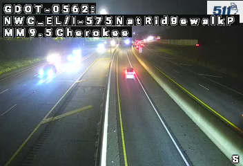 GDOT-0562: I-575 N at RidgewalkPkwy MM 9.5 (Cherokee)