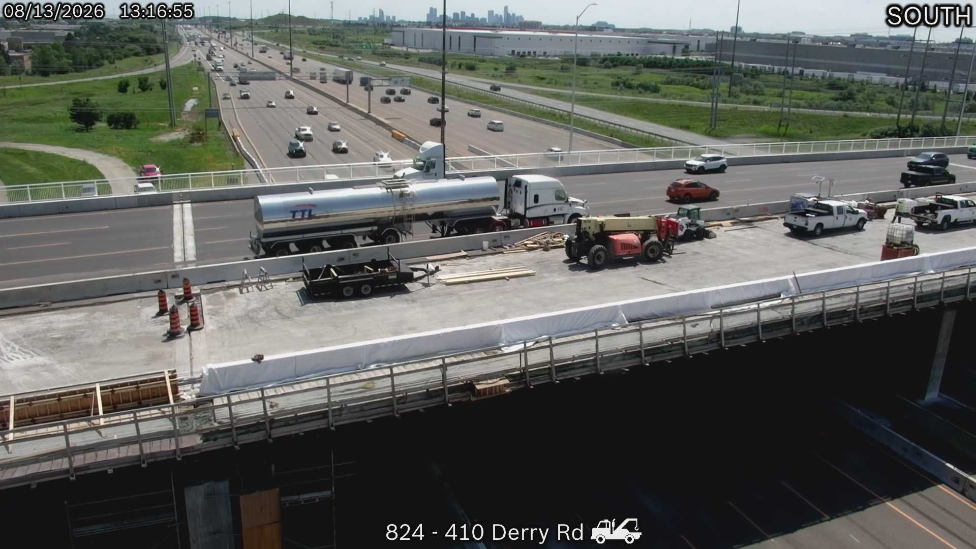 Highway 410 near Derry Road