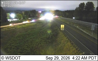 SR 167 at MP 6: SR 512 Interchange