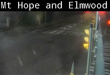Mt Hope Ave at Elmwood Ave