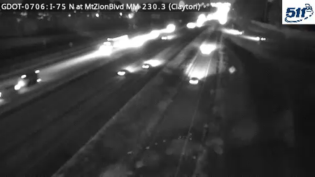 GDOT-0706: I-75 N at MtZionBlvd MM 230.3 (Clayton)